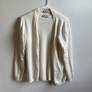 Beige Laura Valentini Cashmere twin set size M